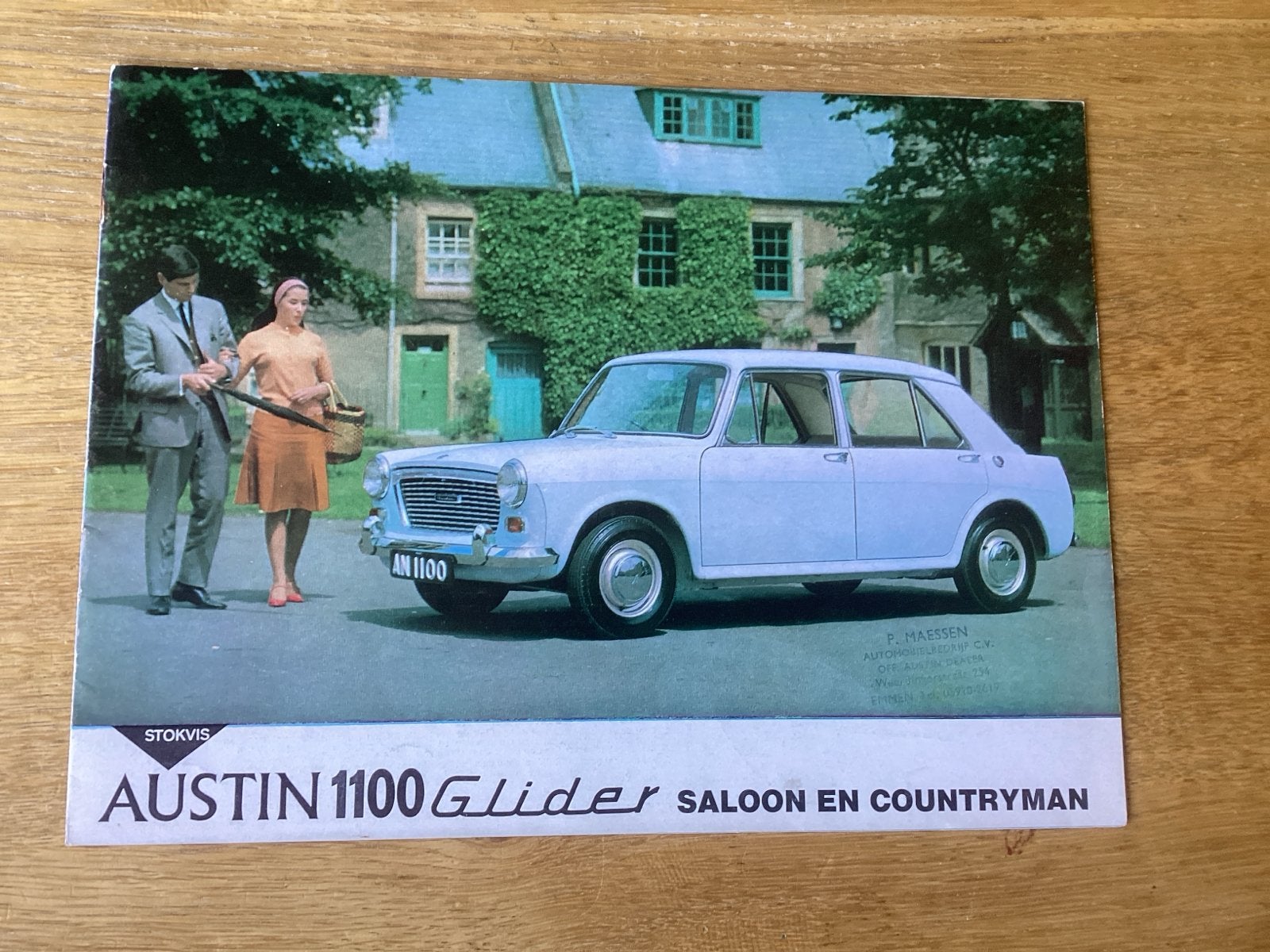 Austin 1100 Glider Saloon & Countryman brochure, Ophalen of Verzenden, Gelezen, Overige merken