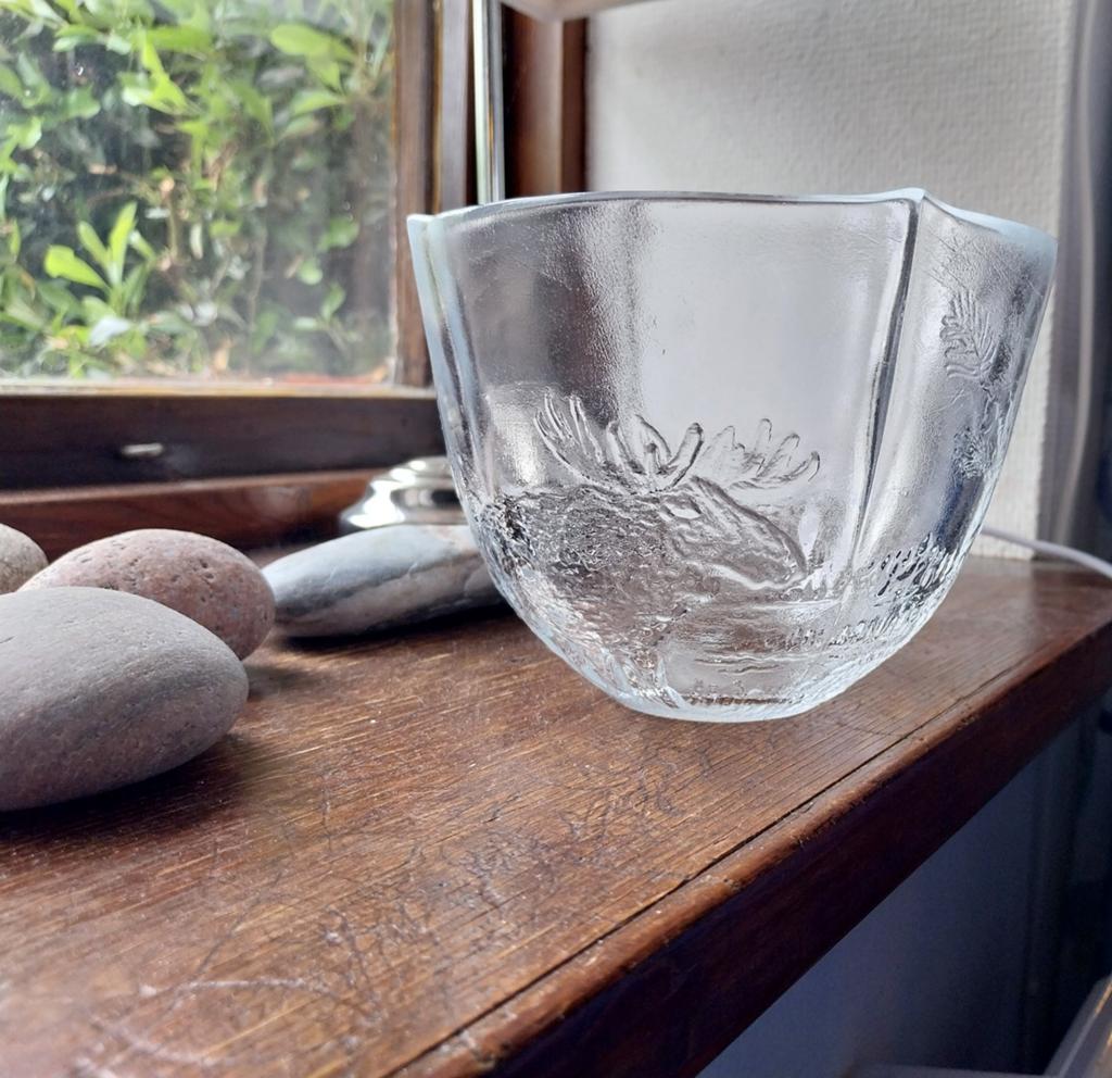Glazen Schaal Renate Stock voor SEA Glasbruk Tante Brocante, Ophalen of Verzenden