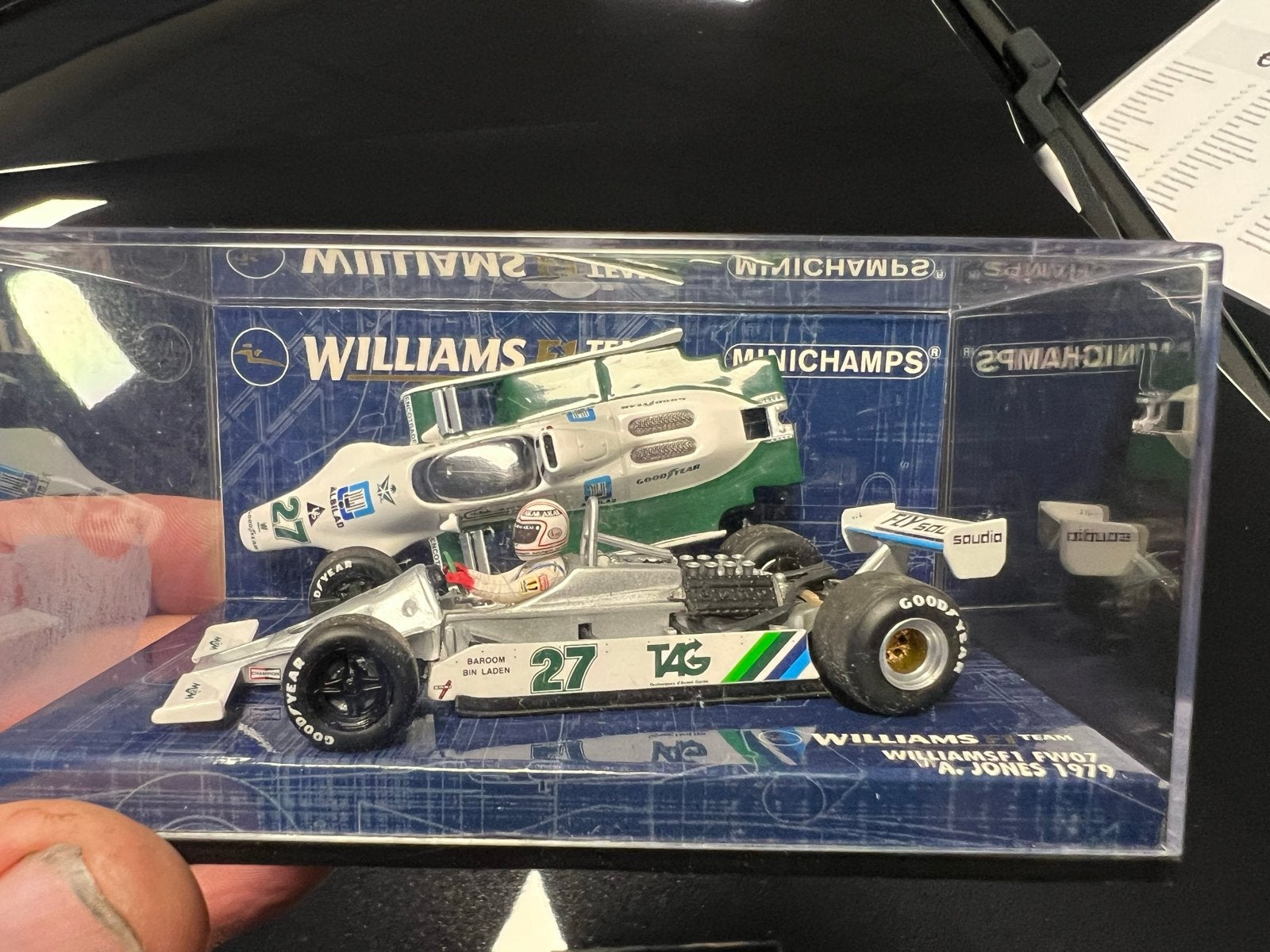 Minichamps Williams F1 FW07 A. Jones 1979 - Schaal 1:43, Verzamelen, Ophalen of Verzenden, Zo goed als nieuw, Formule 1