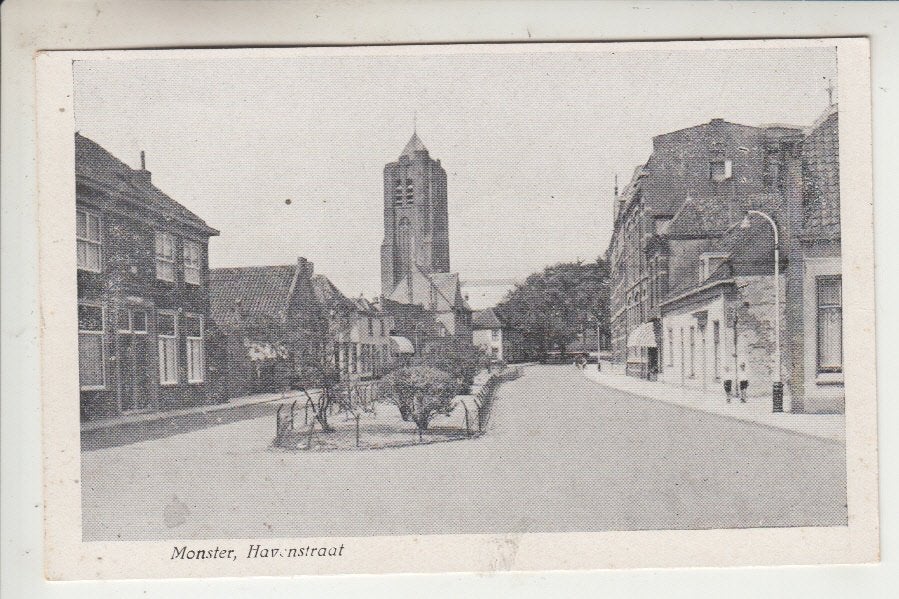 Monster, Havenstraat, Ophalen of Verzenden, 1920 tot 1940, Ongelopen, Zuid-Holland