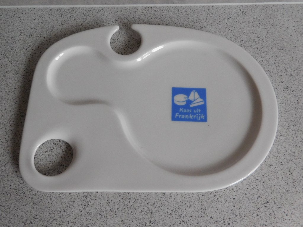 Villeroy & Boch Serveerbord Kaas uit Frankrijk 26x18,5 cm, Villeroy & Boch, Ophalen of Verzenden, Zo goed als nieuw, Bord(en)