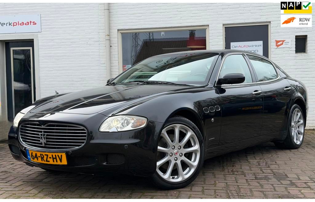 Maserati Quattroporte 4.2 Ferrari V8 Duo Select, Automaat, Gebruikt, 8 cilinders, Zwart