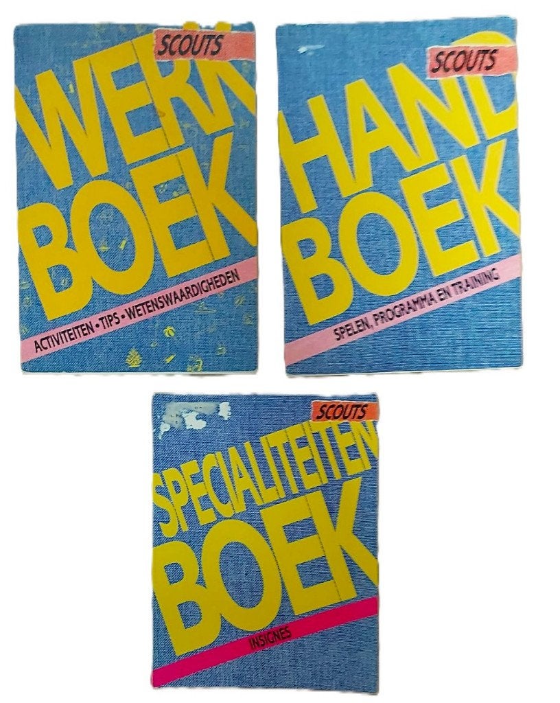 scouting 3 scouting handboeken SCOUTS, Verzamelen, Scouting, Ophalen of Verzenden, Gebruikt, Boek of Tijdschrift