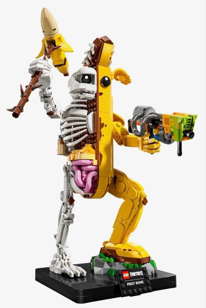 LEGO Fortnite Peely Bone Banaan Skelet Set 77072, Overige thema's, Lego, Ophalen of Verzenden, Zo goed als nieuw