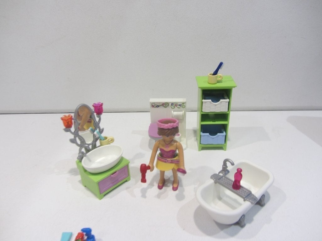 Playmobil Badkamer met bad op pootjes 5307, Ophalen of Verzenden, Gebruikt, Losse onderdelen