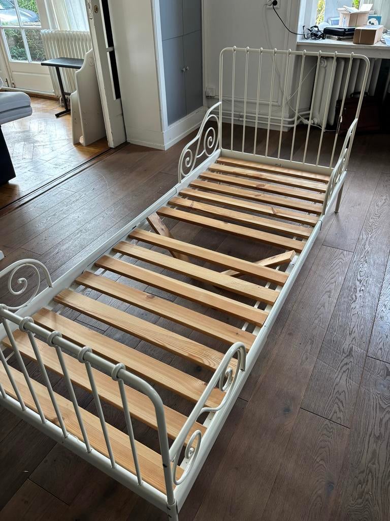IKEA Minnen meegroeibed - prima staat (latje vervangen), Ophalen, 70 tot 85 cm, Zo goed als nieuw, Lattenbodem