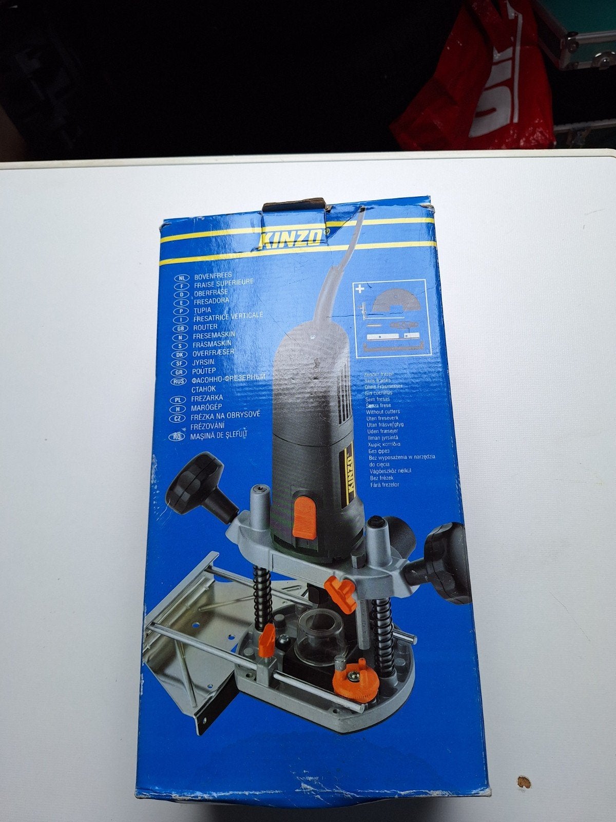 Kinzo Bovenfrees - Nieuw in doos, Doe-het-zelf en Verbouw, Ophalen, Kinzo, Nieuw, Bovenfrees