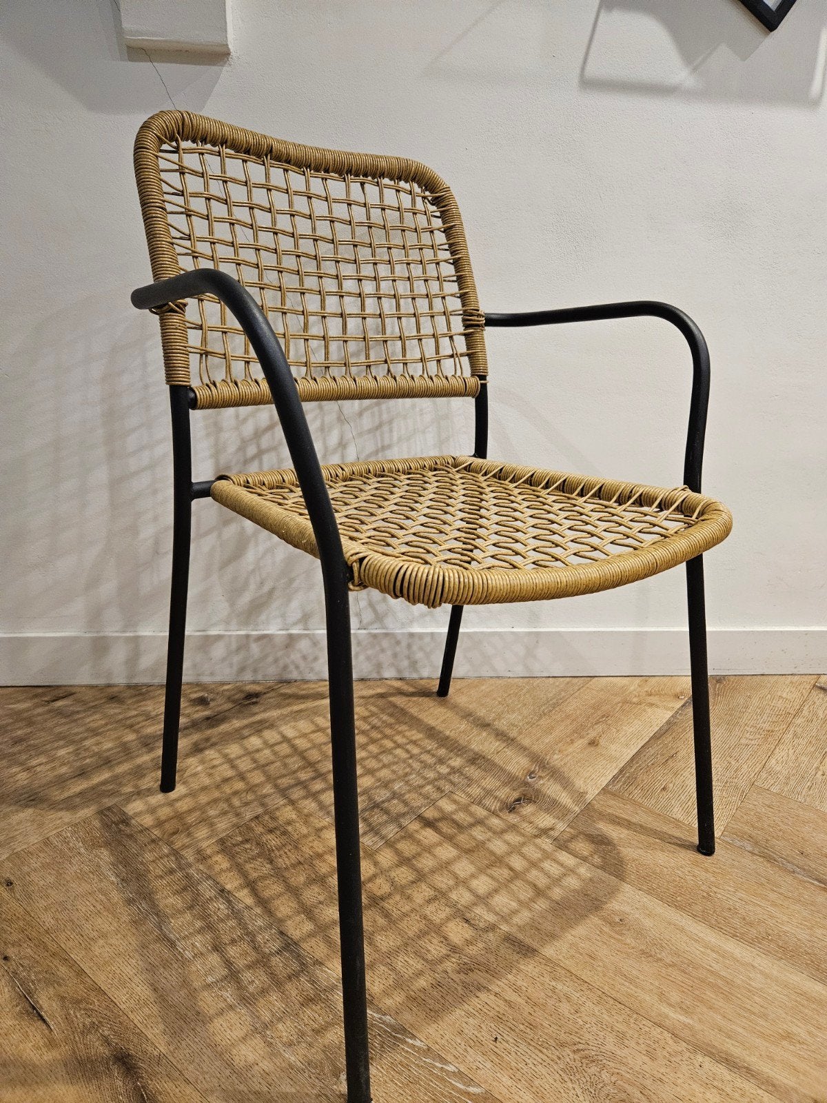Tuin terras stoelen, Ophalen, Zo goed als nieuw, Rotan, Stapelbaar