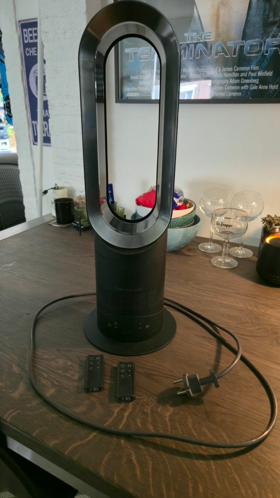 Dyson hot+cool ventilator AM05, Witgoed en Apparatuur, Ventilatoren, Ophalen, Ventilator met afstandsbediening, Zo goed als nieuw