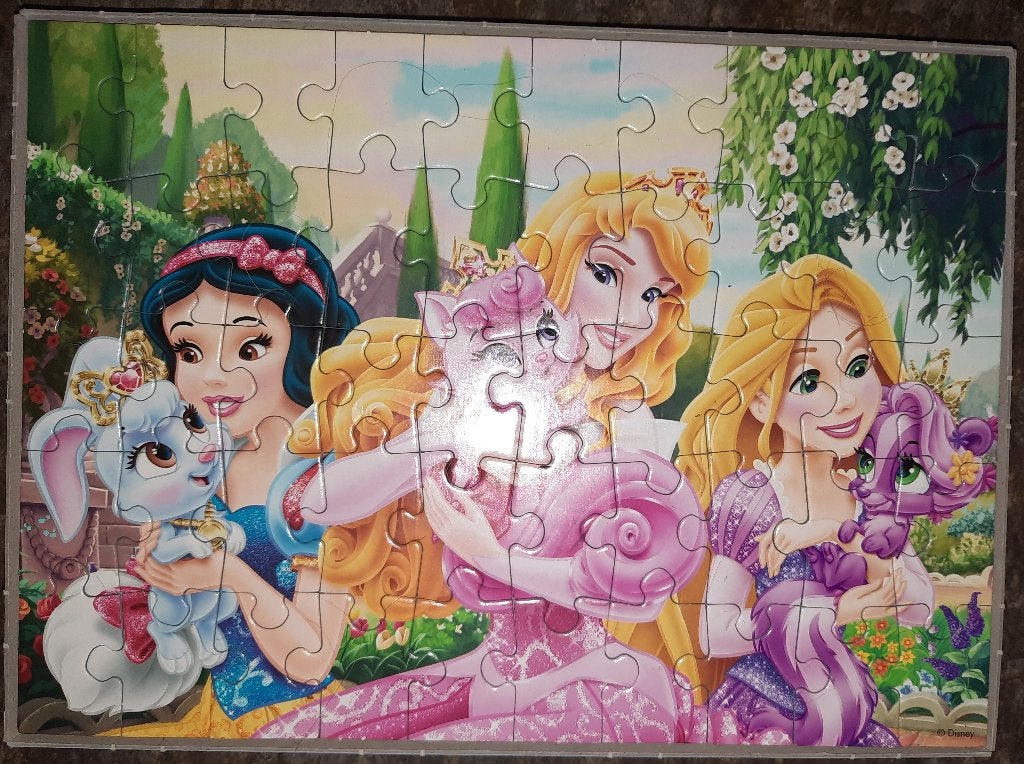 King 4010 Palace pets Prinsessen huisdieren 50st, Ophalen of Verzenden, Minder dan 500 stukjes, Zo goed als nieuw, Legpuzzel