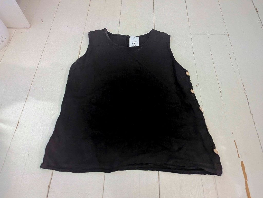 Zwarte top van Puro Lino, Maat 38/40 (M), Zwart, Nieuw, Ophalen of Verzenden