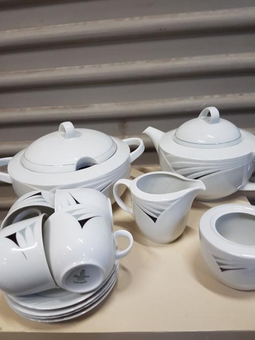 servies winterling zwart grijs, Ophalen of Verzenden, 'T Olde Gre-j, Info@toldegrej.nl, Endepoelstraat 20f Didam