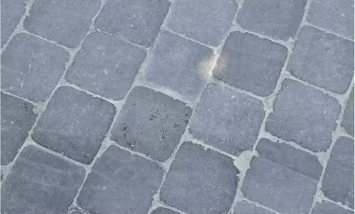 Belgisch Blauwsteen antieke tegels getrommeld, Nieuw, Ophalen of Verzenden, Terrastegels, Natuursteen