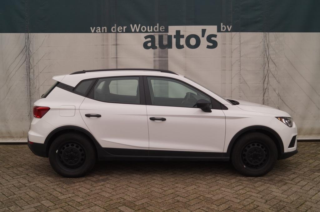 SEAT Arona 1.0 TGI 90pk Edition CNG Aardgas -AIRCO-CRUISE-, Auto's, Stof, Gebruikt, CNG (Aardgas), Wit