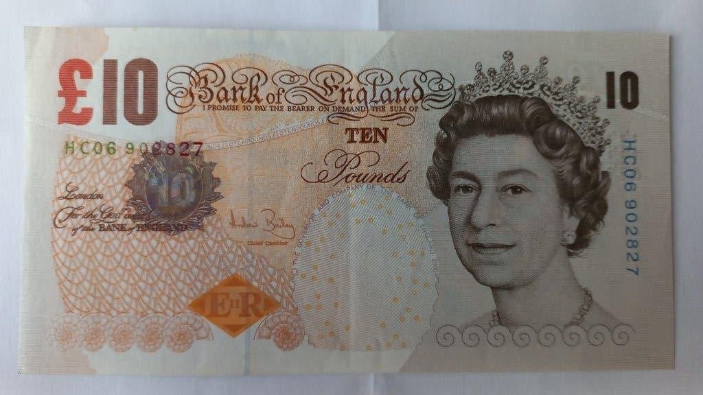 UK 10 Pounds bankbiljet van jaar 2000, Postzegels en Munten, Bankbiljetten | Europa | Niet-Eurobiljetten, Ophalen of Verzenden
