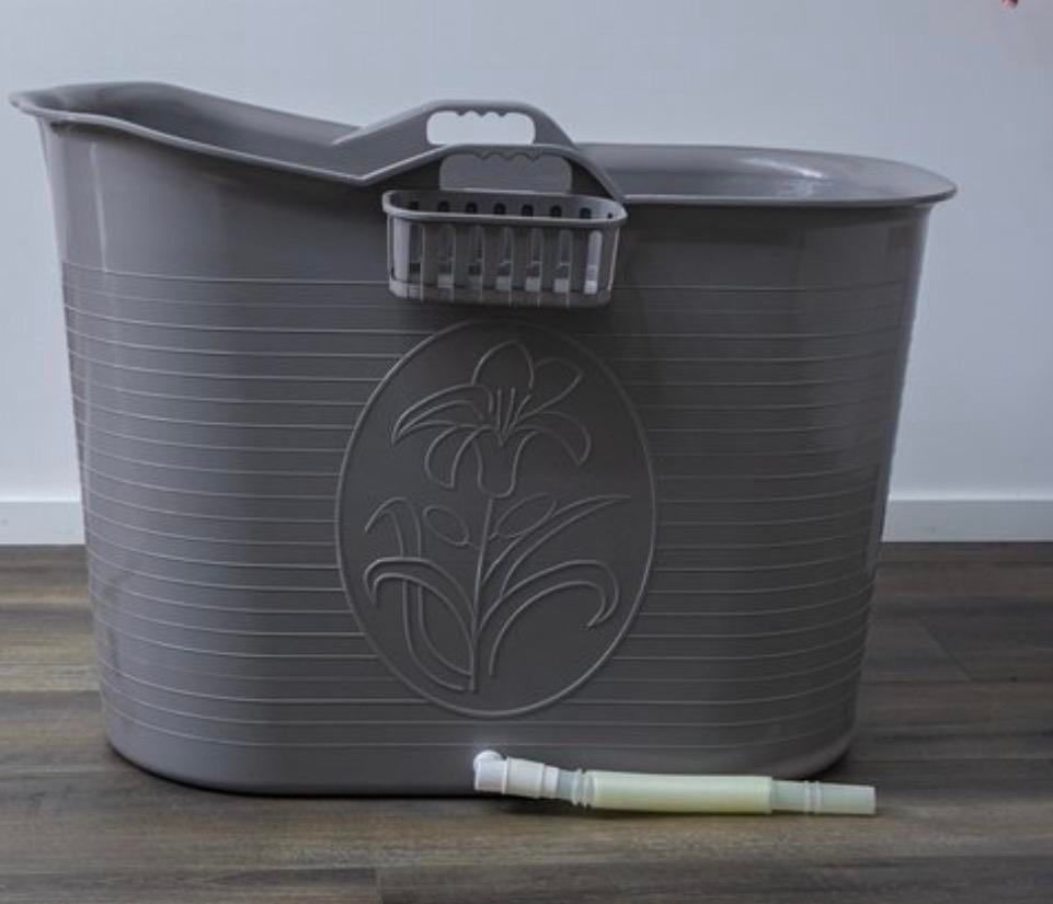 Ekeo zitbad 200 liter - Comfortabel en ruimtebesparend, Ophalen, Gebruikt, Grijs, Overige typen