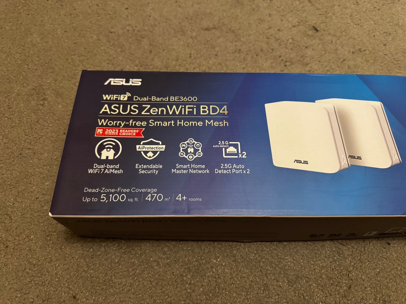 Asus ZenWiFi BD4 WiFi 7 Smart Home Ai Mesh, Ophalen of Verzenden, Zo goed als nieuw, Router