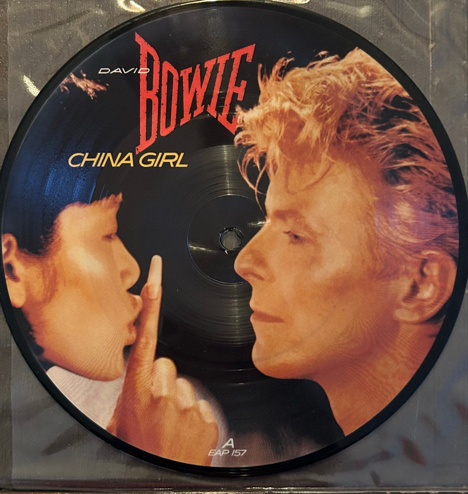 David Bowie - China Girl Picture Disc (Vinyl Single), Gebruikt, 7 inch, Ophalen of Verzenden, Picture disc