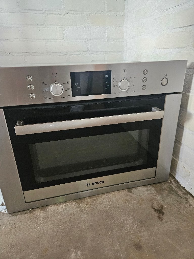 Bosch inbouw combi-oven, Witgoed en Apparatuur, Ophalen, 45 tot 50 cm, Gebruikt, Bosch