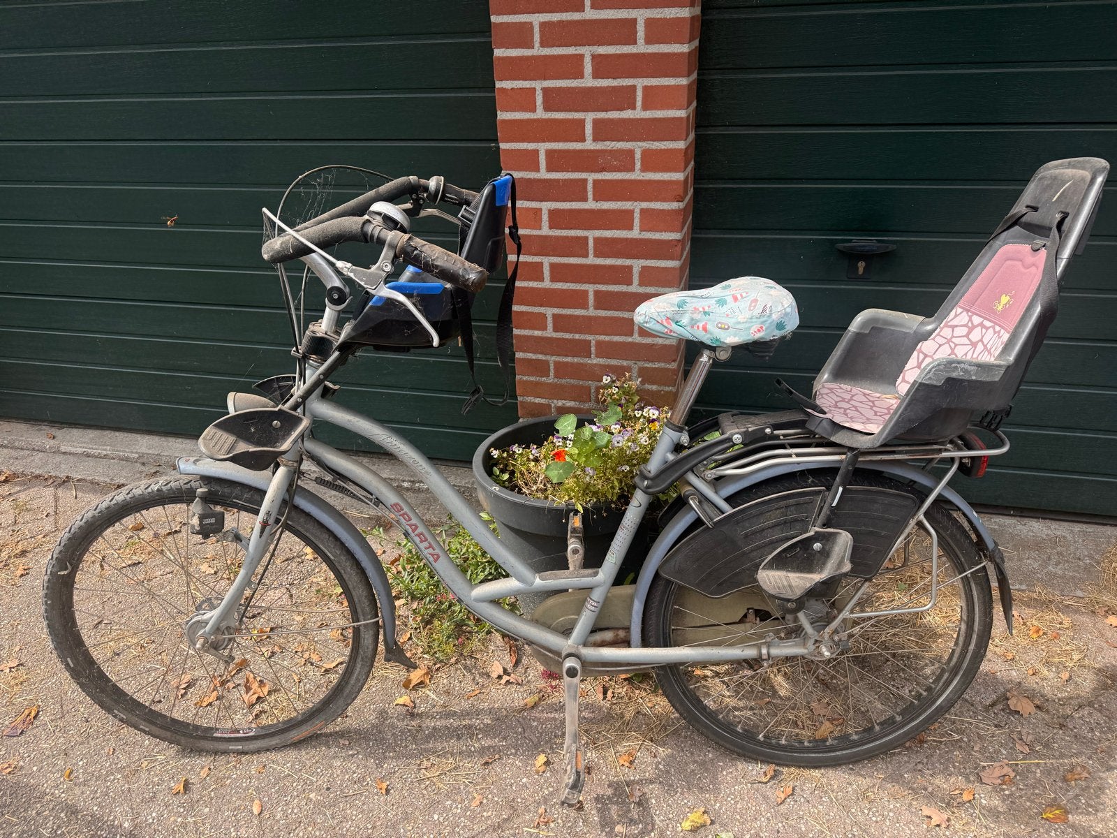 Oude Sparta moederfiets met 3 versnellingen, Ophalen, 2 zitjes, Sparta, Gebruikt