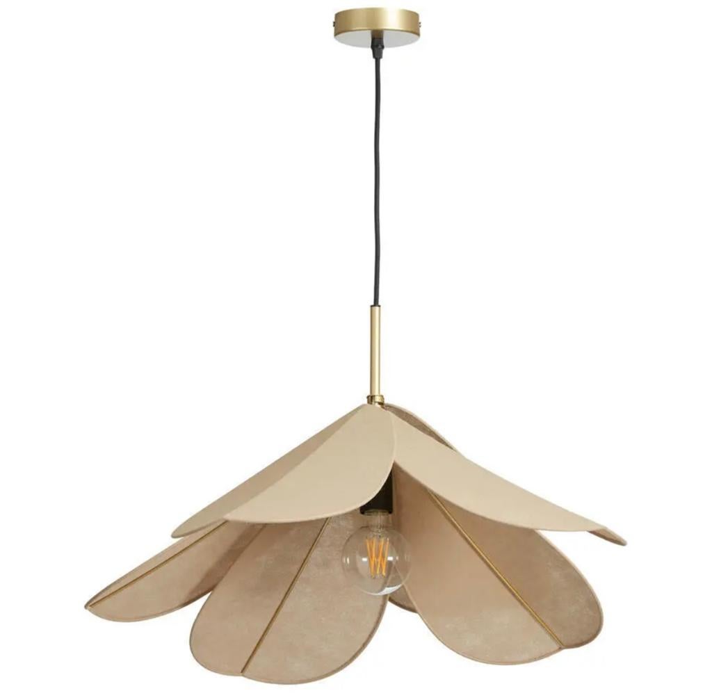 Hanglamp kwantum beige (Helios), Ophalen, Nieuw, Minder dan 50 cm