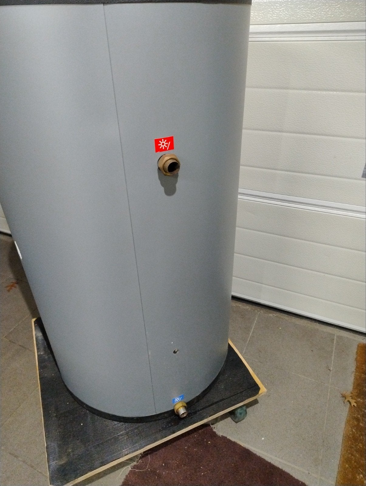 RVS boiler 150L geïsoleerd met spiraal en buffervaatje, Ophalen, Gebruikt, 100 liter of meer, Boiler