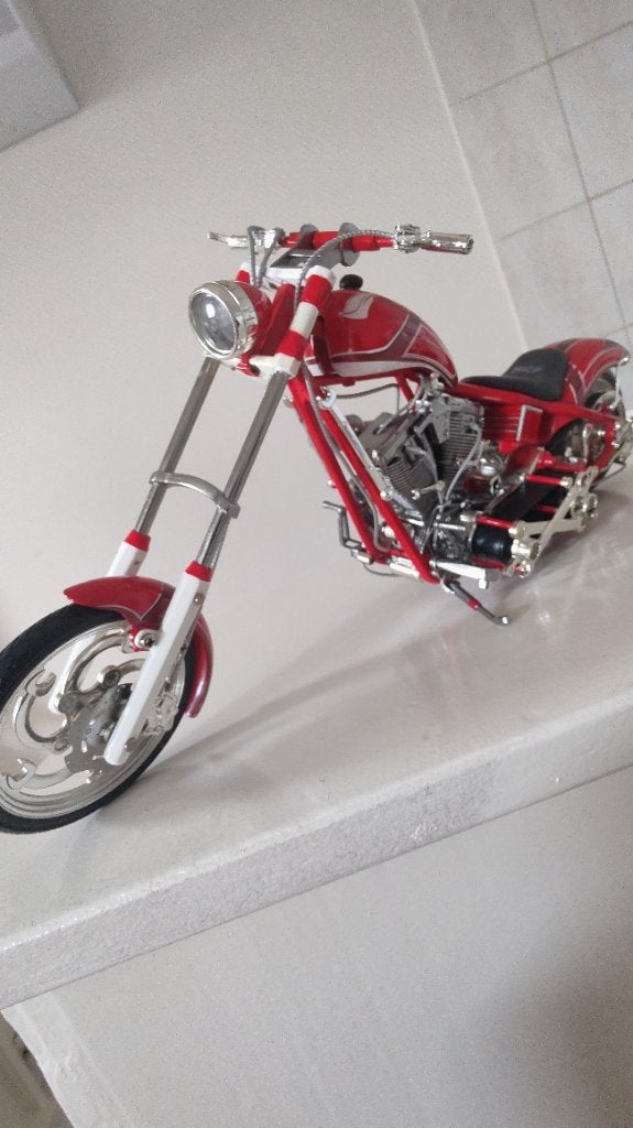 orange county choppers occ Tool Bike 1:10 American Chopper, Ophalen, Gebruikt, 1:9 t/m 1:12, Motor