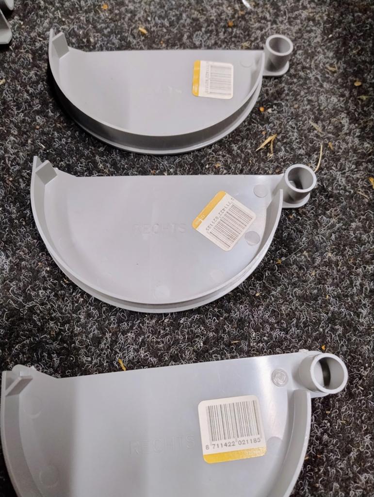 Dakgoot onderdelen, Pvc, Nieuw, Ophalen of Verzenden, 80 mm of meer