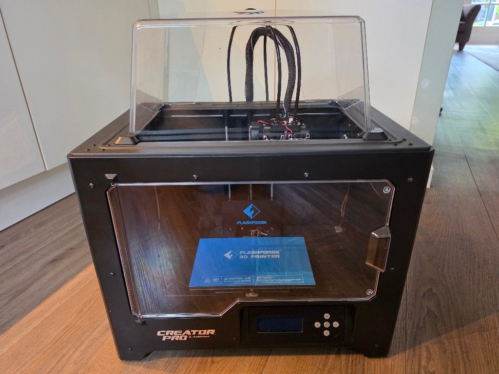 Flashforge Creator Pro 3d printer met twee printkoppen, Computers en Software, Ophalen of Verzenden, Zo goed als nieuw, Filament
