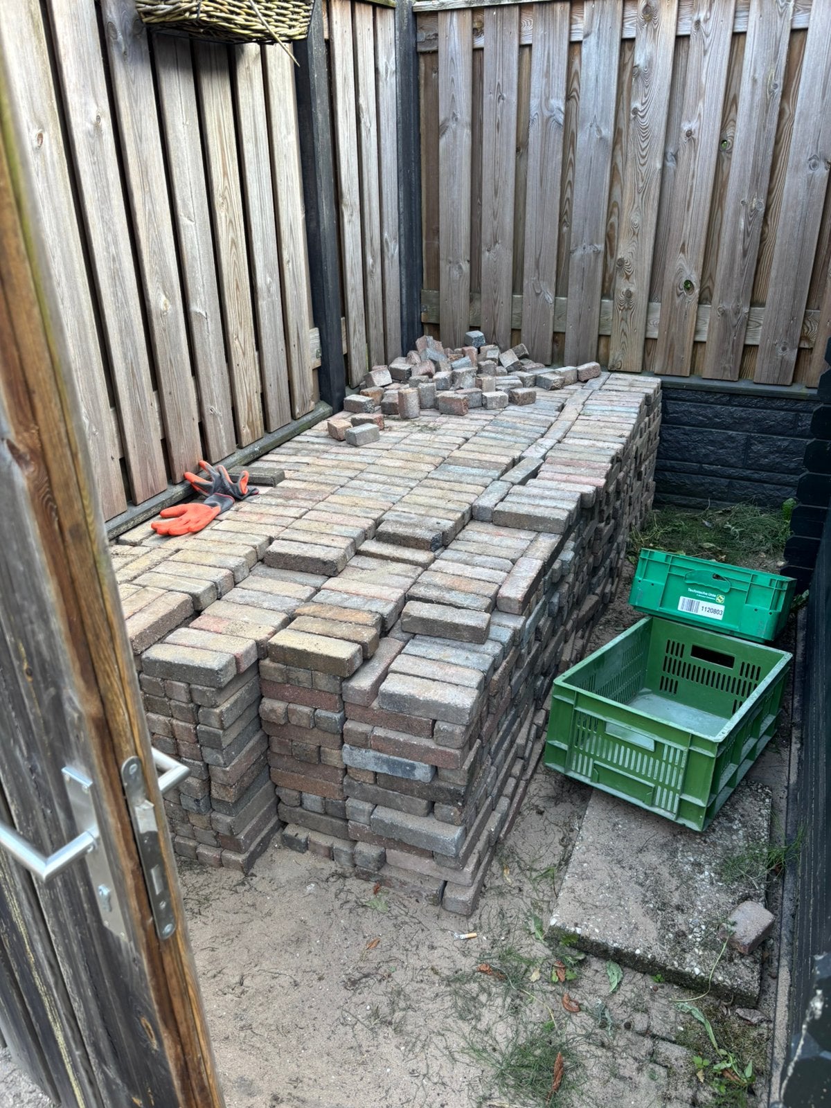 Afhalen tegeltjes, Ophalen of Verzenden, Gebruikt, Overige materialen