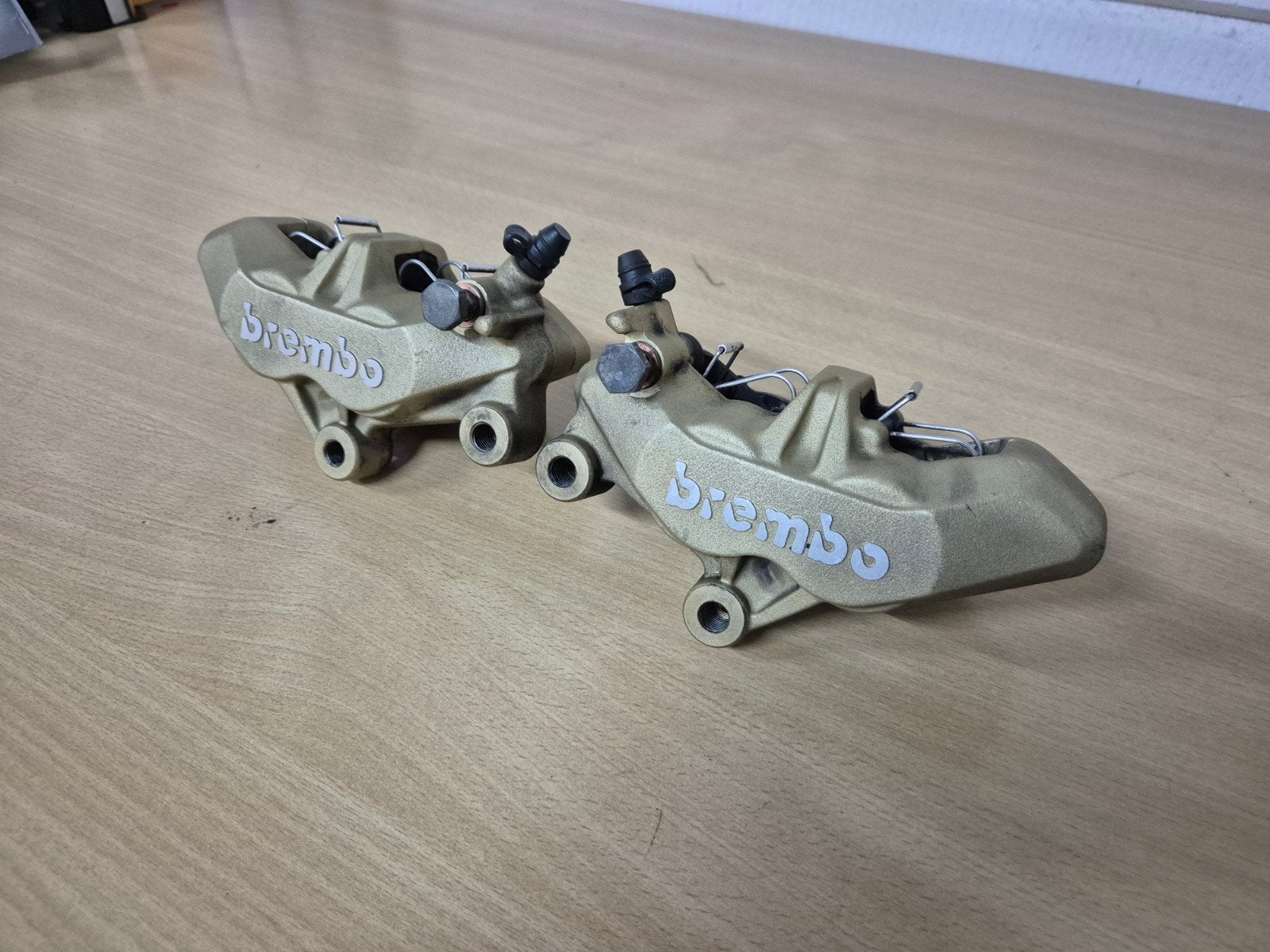 Brembo P4 remklauwen 65mm Aprilia Ducati, Gebruikt, Ophalen of Verzenden, Brembo S.p.A., Via Brembo, 25, 24040 Stezzano BG, Italië
