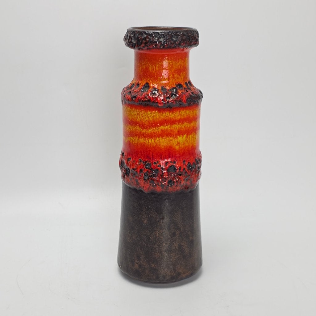Vintage West-Duitse Fat Lava vaas. Scheurich 205-32, Ophalen of Verzenden