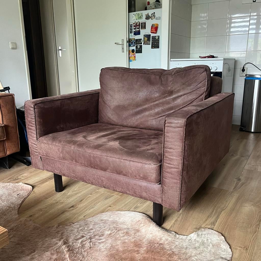Umix Design Fauteuil SLX Studio - Mokka, Eenpersoons, 75 tot 100 cm, Ophalen of Verzenden, Zo goed als nieuw