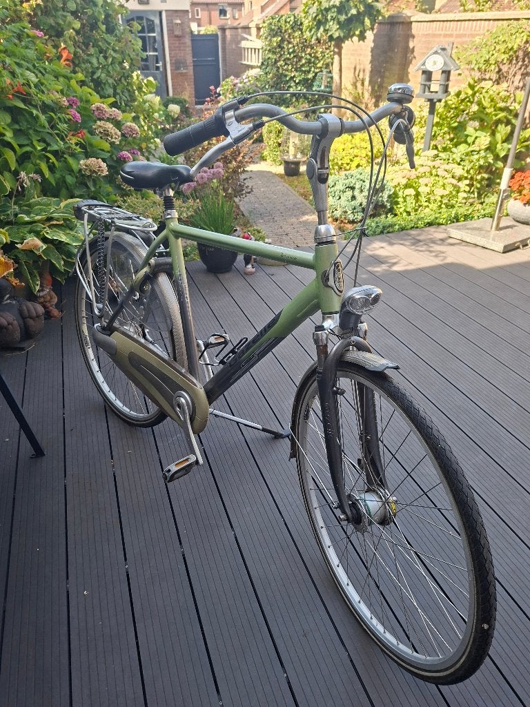 Herenfiets, Fietsen en Brommers, Ophalen, Gebruikt, Versnellingen, 57 tot 61 cm