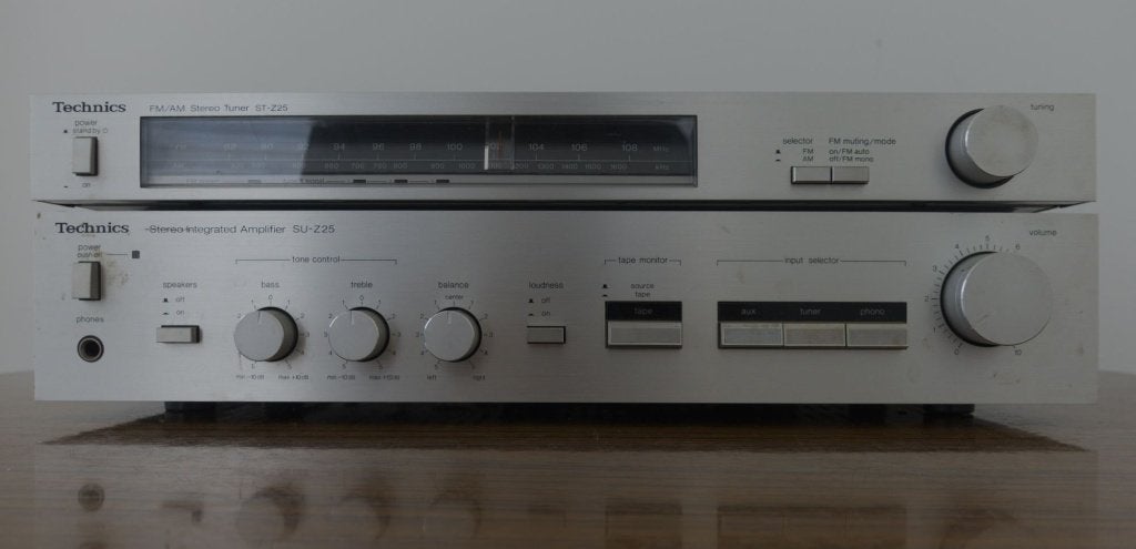 Technics receiver set ST-Z25 + SU-Z25, inclusief boxen, Gebruikt, Ophalen, Overige merken, Minder dan 60 watt