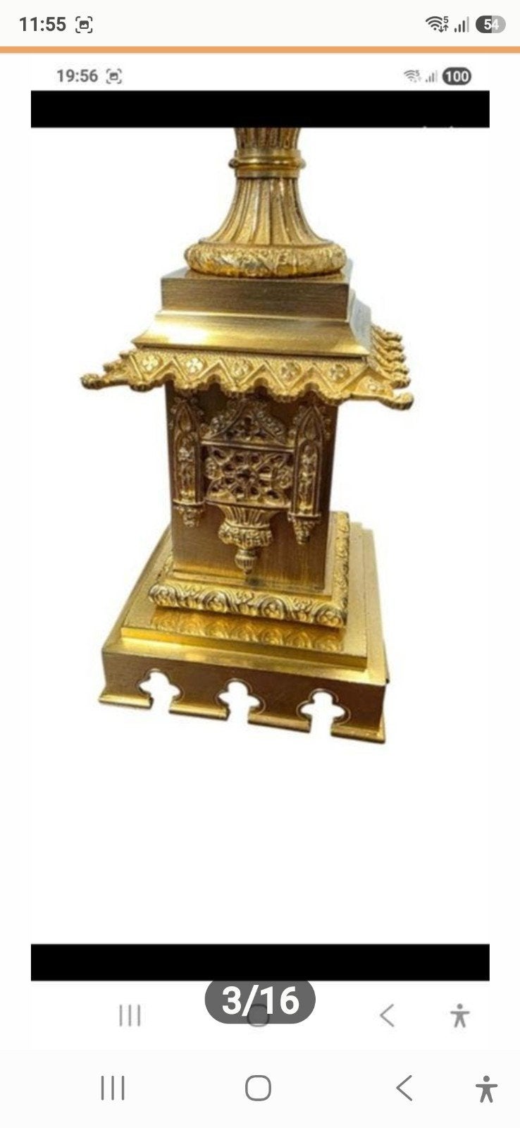 Vroeg Empire brons vuurvergulde castollettes, Ophalen of Verzenden