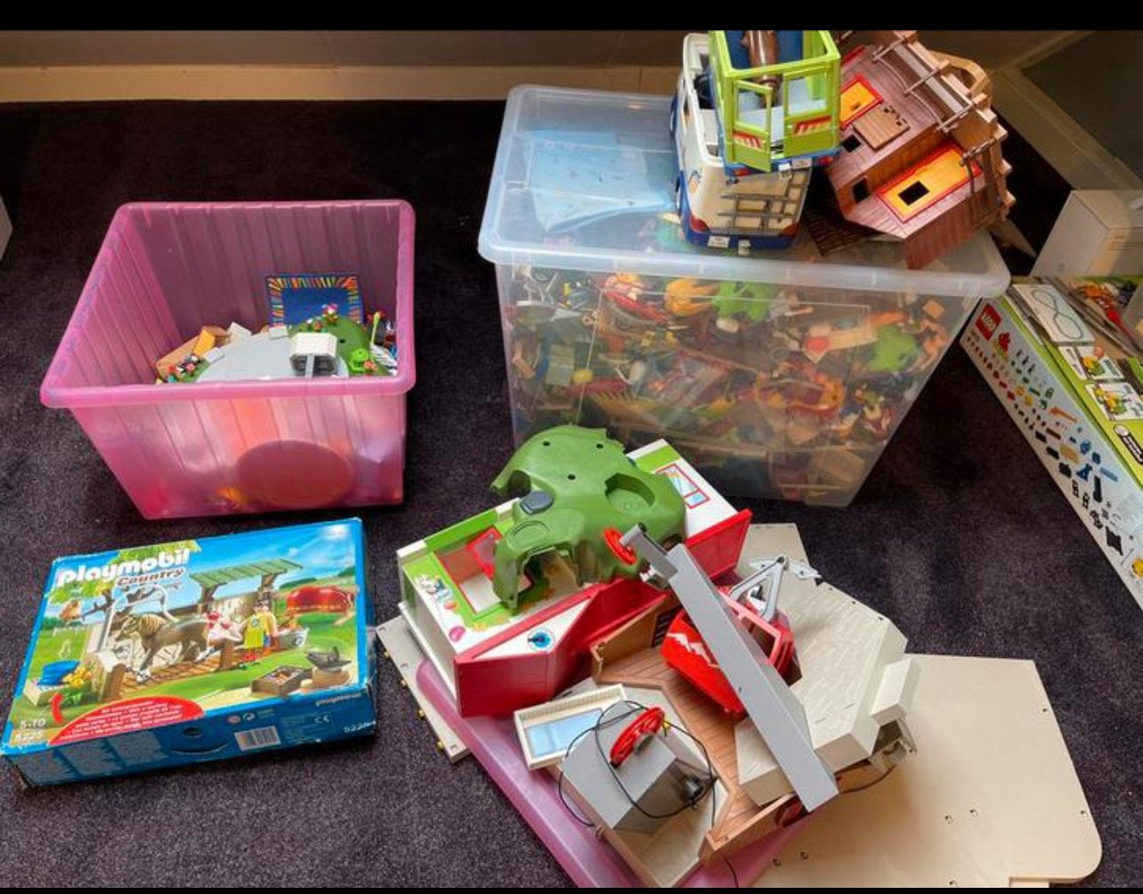 Grote Playmobil collectie: winkelcentrum, skilift, camping s, Ophalen, Gebruikt, Jongen of Meisje