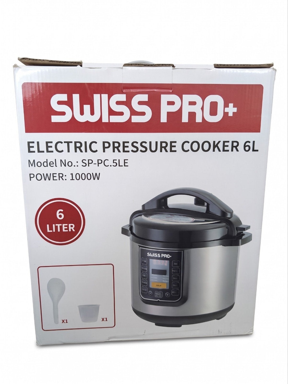 Gratis: Swiss Pro+ Elektrische Snelkoker 6L (Z.G.A.N.), Ophalen, Zo goed als nieuw