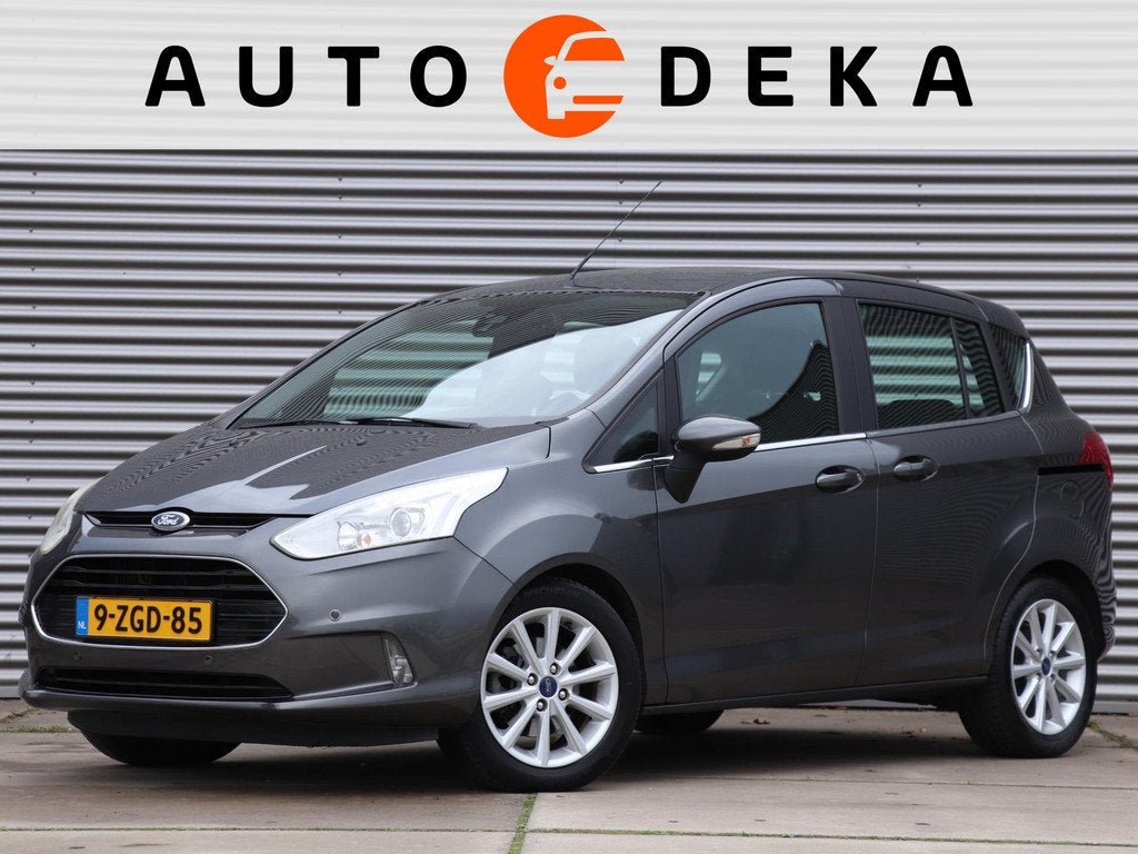 Ford B-Max 1.0 EcoBoost Titanium *Dealeronderh.*Navigatie*, Auto's, Ford, Bedrijf, Te koop, B-Max, ABS, Achteruitrijcamera, Airbags