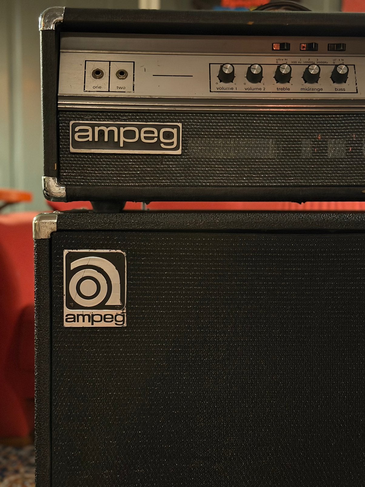 Ampeg V-6B 240 Watt / SVT-410E 175 Watt / SVT-112AV 300 Watt, Ophalen of Verzenden, Gebruikt, Basgitaar, 100 watt of meer