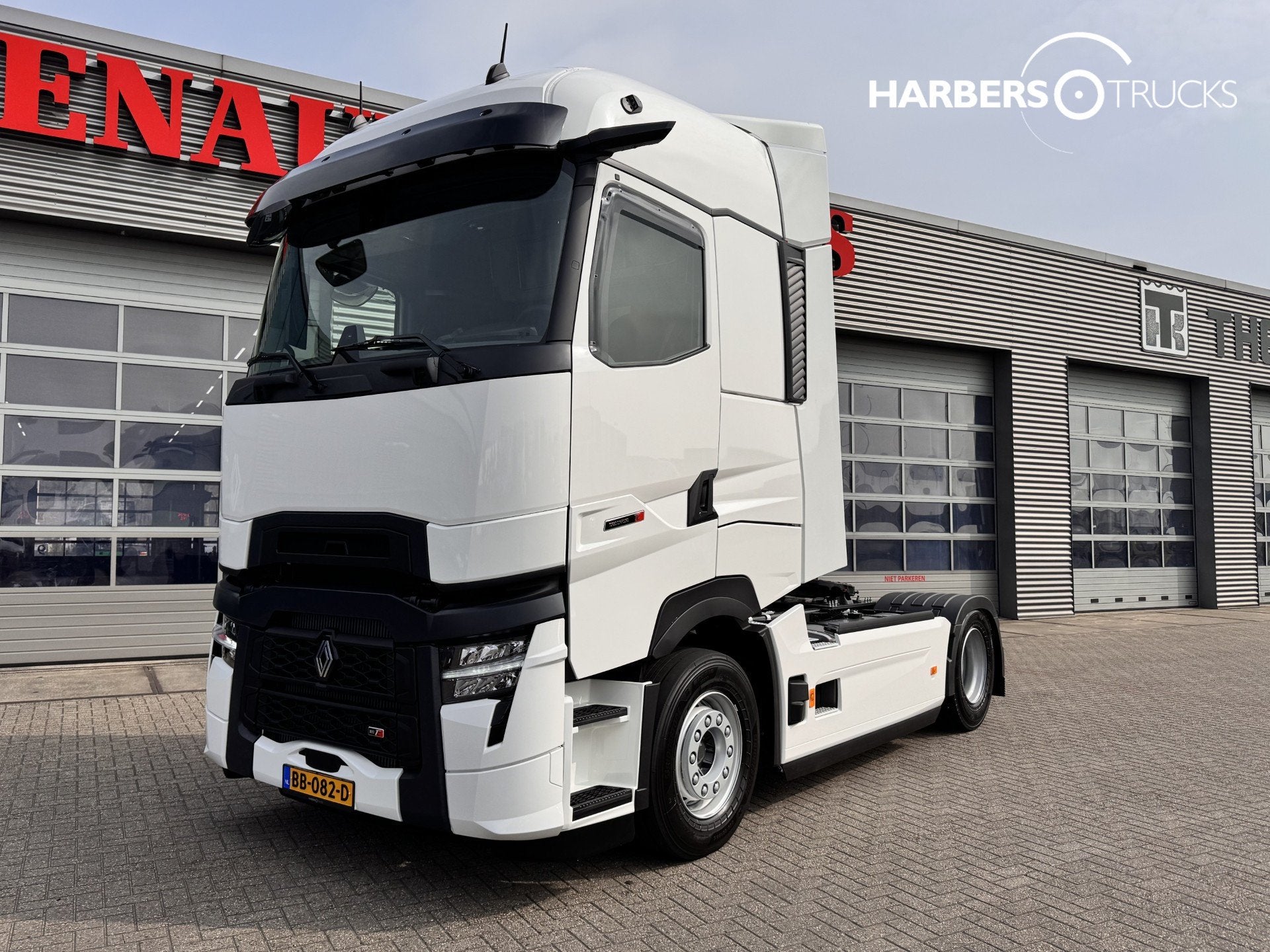 Renault T 480 Turbo Compound T-High sleepercab CMS, Auto's, Automaat, Dealer onderhouden, Achterwielaandrijving, Met garantie (alle)