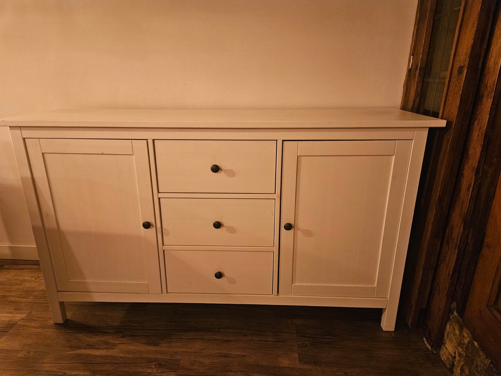 Ikea Hemnes kast wit, Ophalen, Gebruikt, 100 tot 150 cm, Met lade(s)