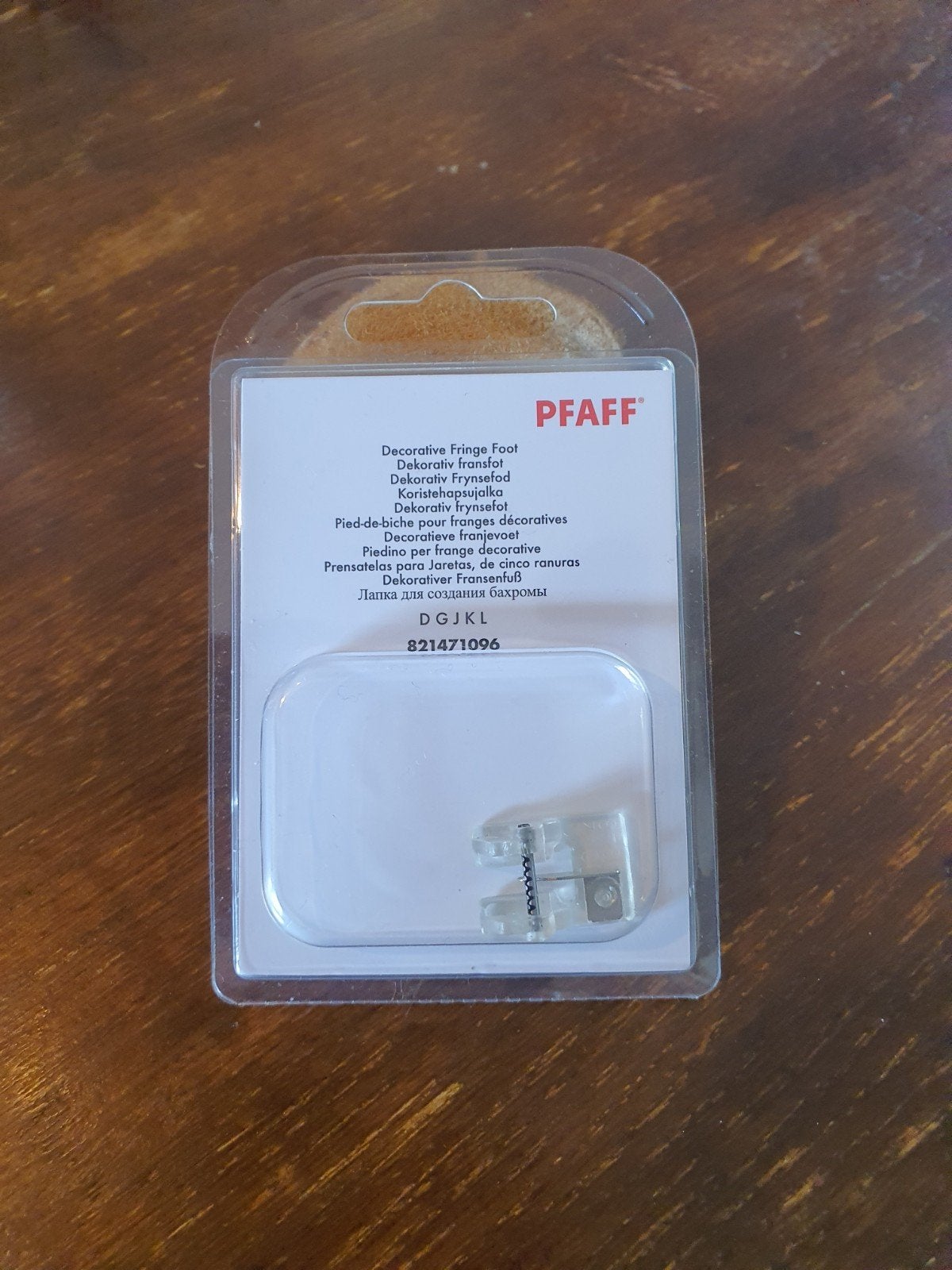 PFAFF Decoratieve Franjesvoet /Doorslag- Nieuw in verpakking, Ophalen of Verzenden, Nieuw, Toebehoren, Pfaff