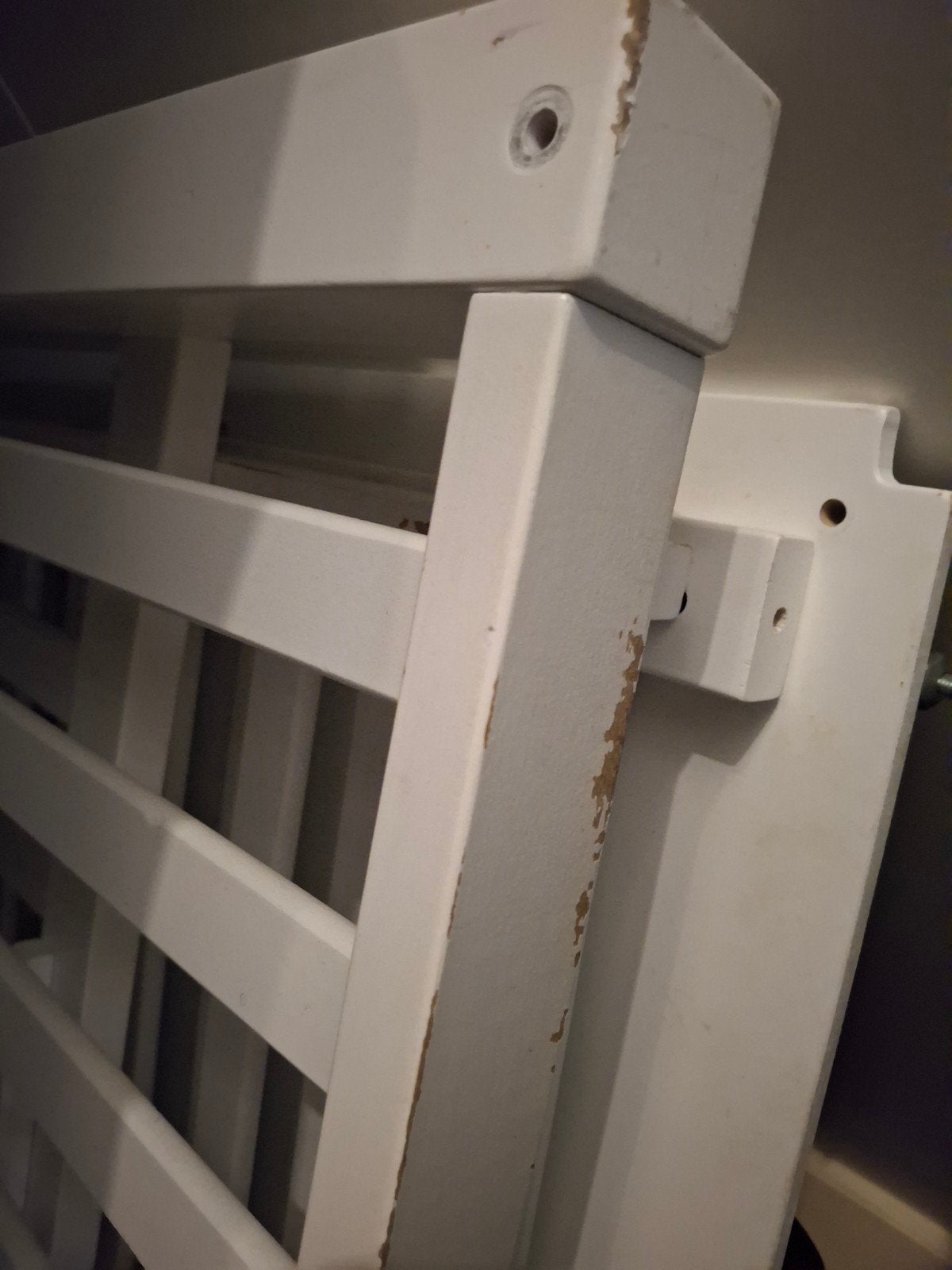Bopita Box Brent - Witte houten babybox, Kinderen en Baby's, Boxen, Ophalen, Gebruikt, Rechthoekig, In hoogte verstelbaar