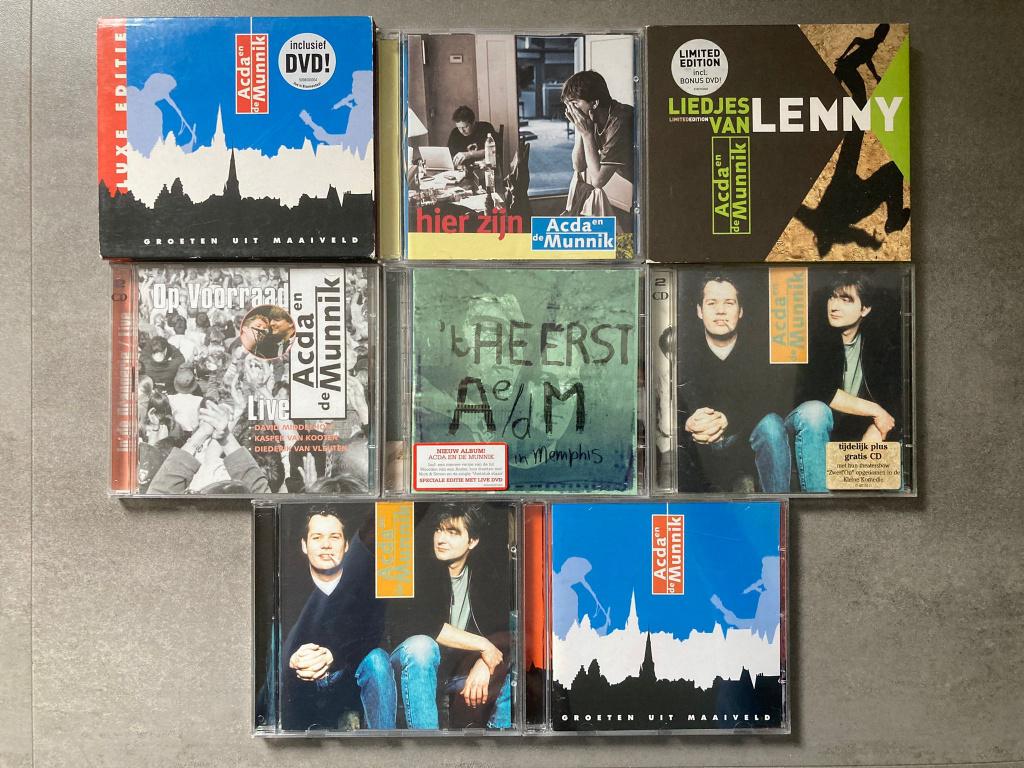 Acda en de Munnik 5xcd- Groeten Maaiveld,Voorraad,Hier,Nacht, Ophalen of Verzenden, Gebruikt, Pop