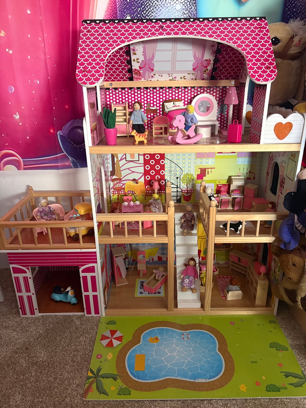 Poppenhuis kidkraft, Ophalen, Zo goed als nieuw, Poppenhuis