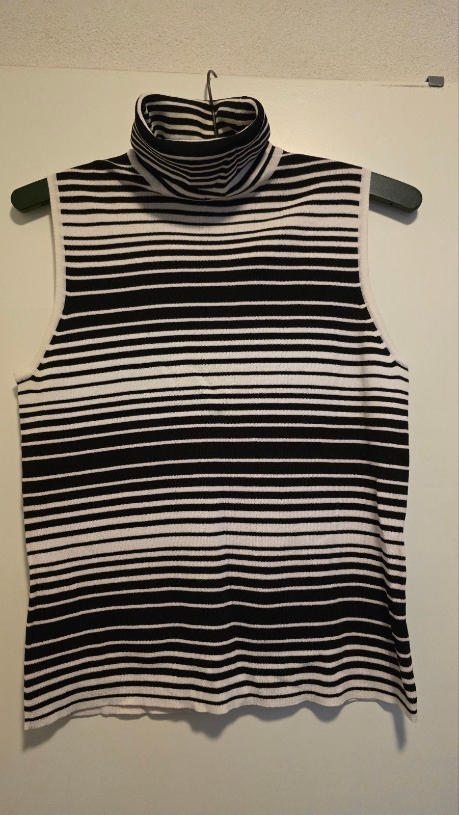 Taifun zwart wit gestreepte top met col mouwloos maat 38, Kleding | Dames, Maat 38/40 (M), Zwart, Ophalen of Verzenden, Taifun