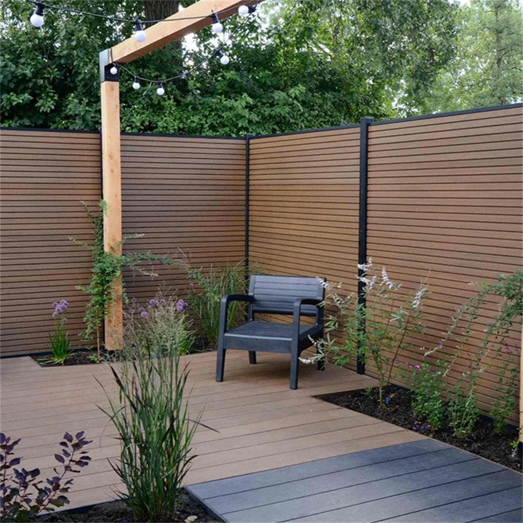 Composiet Schutting | Snelle Levering | Scherpe Prijs, Tuin en Terras, Kunststof, 1 tot 2 meter, 6 meter of meer, Nieuw