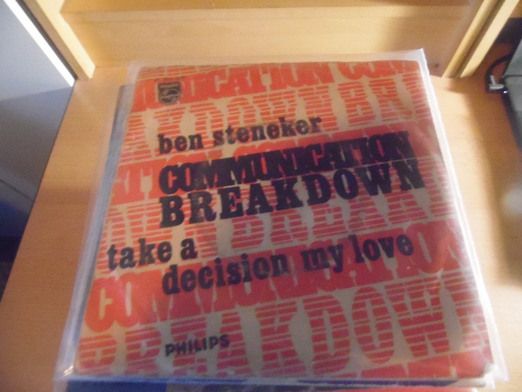 ben steneker. communication breakdown., Ophalen, Gebruikt, 7 inch, Overige genres