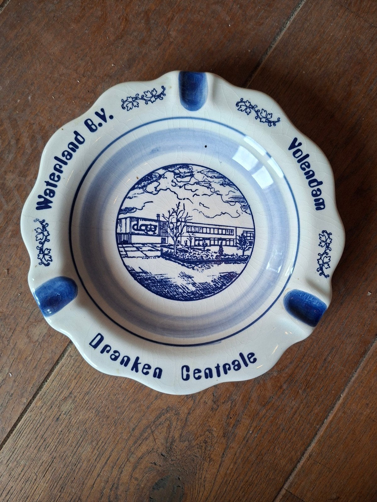 Asbak Delfts Blauw, Ophalen of Verzenden